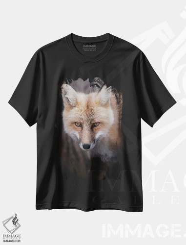 تیشرت مشکی طرح دار اکنون تو را می بینم، مدیوم اثر نیک ریو | فروشگاه ایماژ