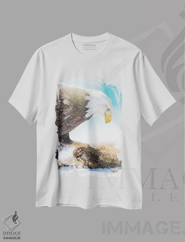 تیشرت سفید طرح دار تشنگی بیشتر، مدیوم اثر نیک ریو | فروشگاه ایماژ