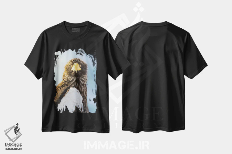 تیشرت مشکی طرح دار تشنگی بیشتر ۲، مدیوم اثر نیک ریو | فروشگاه ایماژ