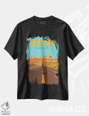 تیشرت مشکی طرح دار پوستر سفر به آریزونا، تزئینی اثر ناتالی رایان | immage.ir