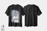 تیشرت مشکی طرح دار آرتور، تزئینی اثر نیک اسکویرل | فروشگاه ایماژ
