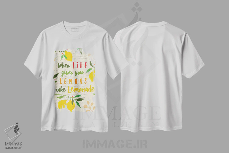 تیشرت سفید طرح دار تازه بازار ۳، تزئینی اثر نینا سوِن | immage.ir