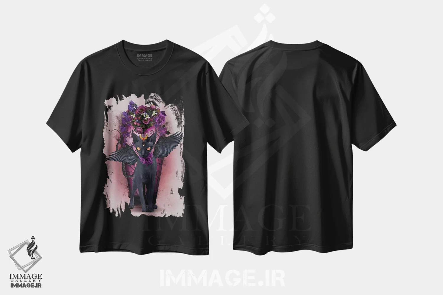 تیشرت مشکی طرح دار بستت، دکوراسیون جایگزین اثر ناتالی شو | immage.ir