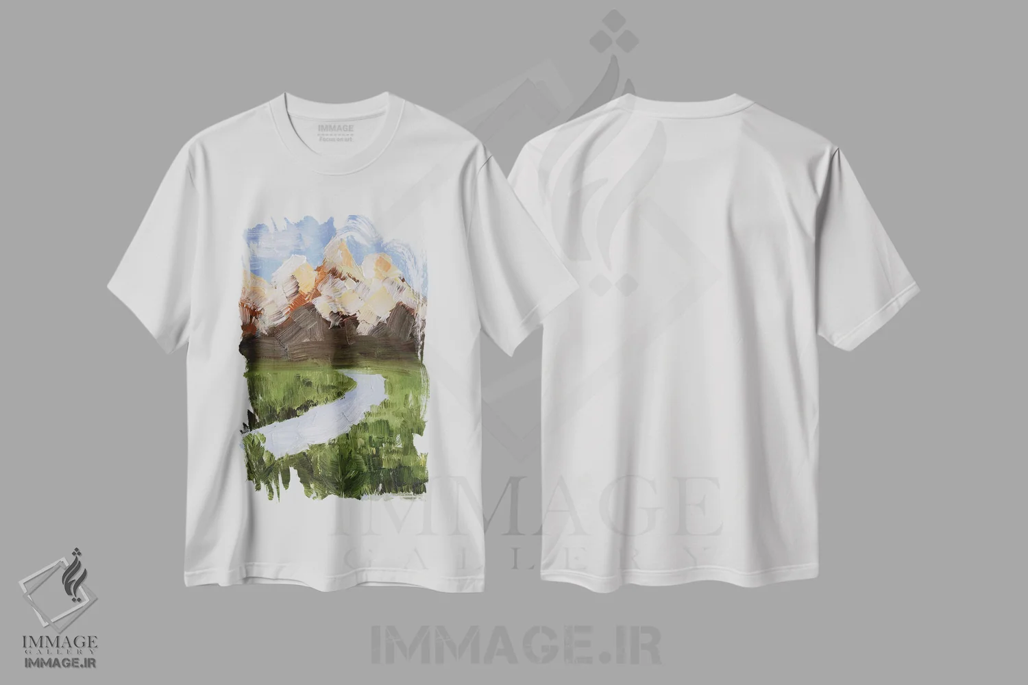 تیشرت سفید طرح دار گرند تتون شماره ۱، مدیوم اثر ناتالی مک | immage.ir
