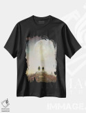 تیشرت مشکی طرح دار آیا فقط یک رویا بود، هنر فاخر معاصر اثر نیل تامپسون | فروشگاه ایماژ