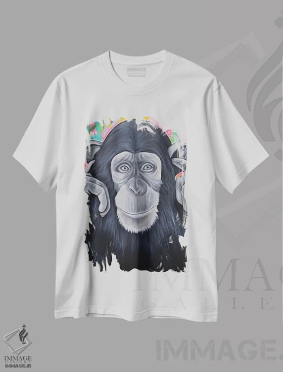 تیشرت سفید طرح دار کیکازارو، دکوراسیون جایگزین اثر ناتمیر لورا | immage.ir