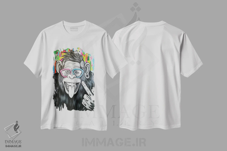 تیشرت سفید طرح دار تو فقط یک بار زندگی می کنی، دکوراسیون جایگزین اثر ناتمیر لورا | immage.ir