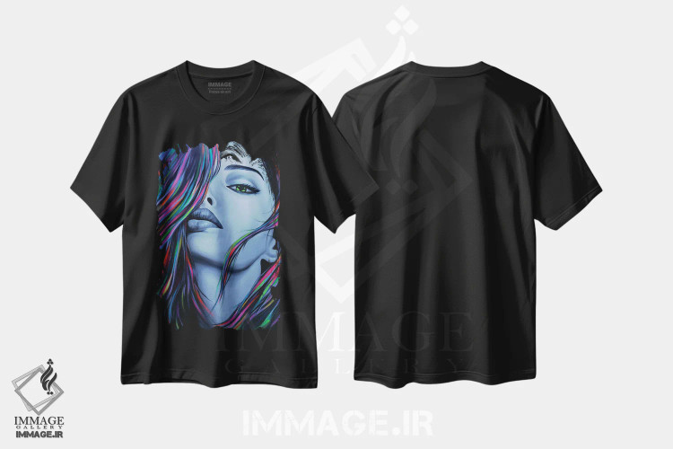 تیشرت مشکی طرح دار ام آی ای، دکوراسیون جایگزین اثر ناتمیر لورا | immage.ir