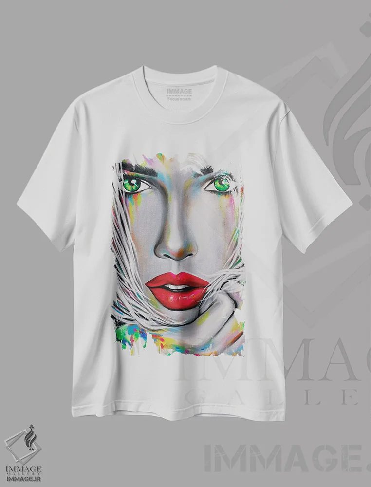 تیشرت سفید طرح دار مالو، دکوراسیون جایگزین اثر ناتمیر لورا | immage.ir