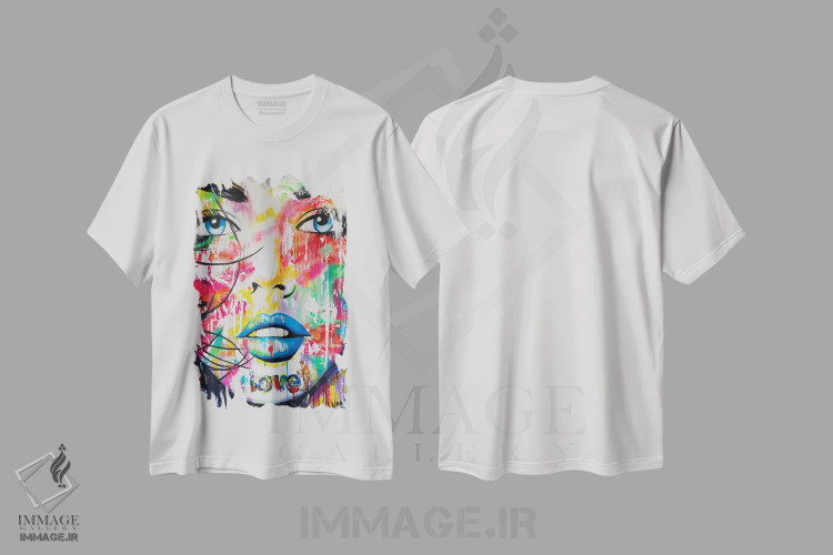 تیشرت سفید طرح دار گل مروارید، دکوراسیون جایگزین اثر ناتمیر لورا | فروشگاه ایماژ