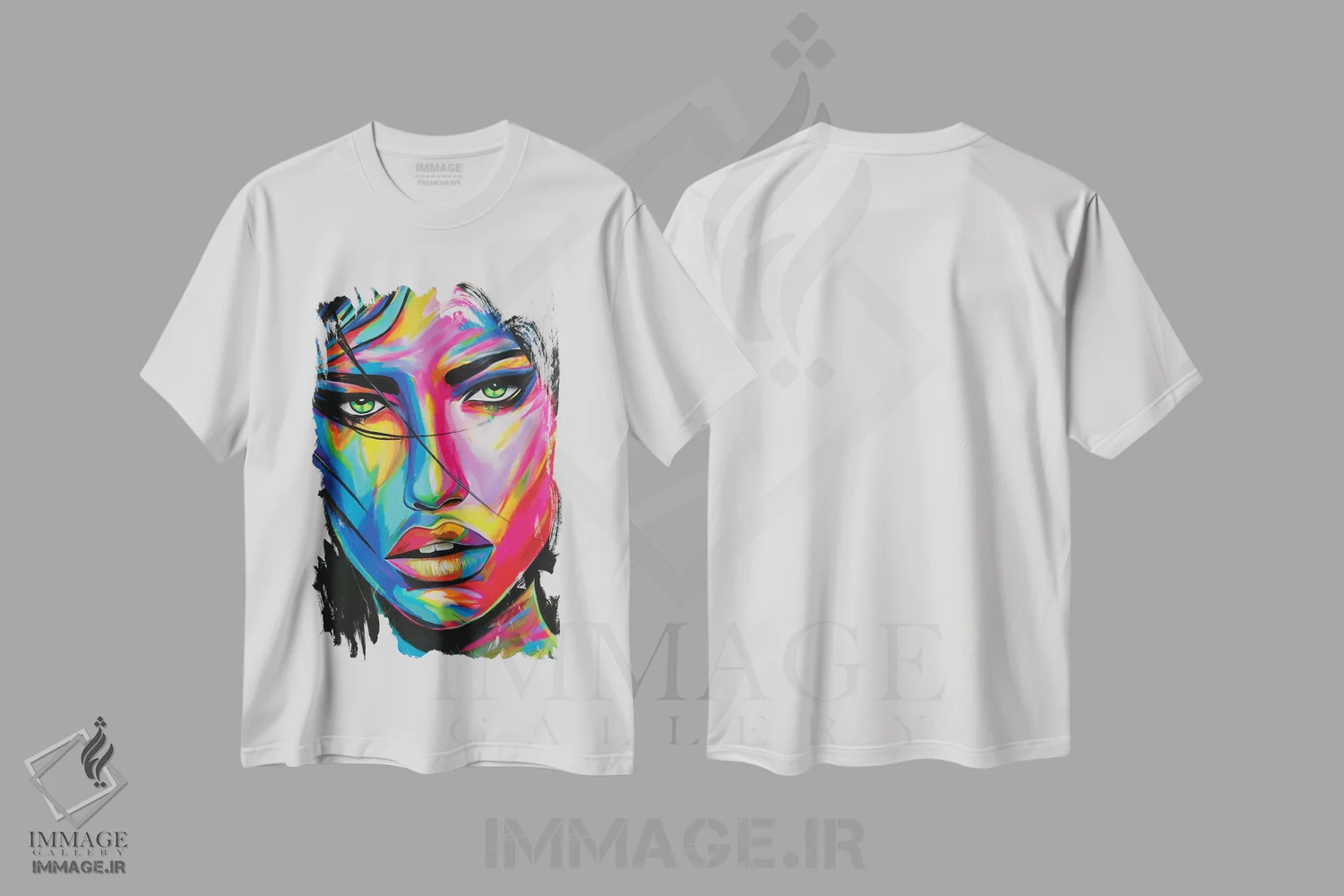 تیشرت سفید طرح دار افسونگر، دکوراسیون جایگزین اثر ناتمیر لورا | immage.ir