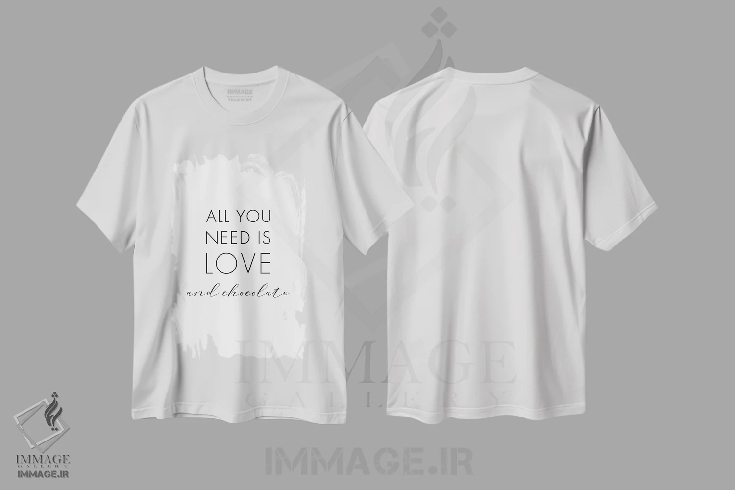 تیشرت سفید طرح دار آثار نووو پرینتس - فروشگاه ایماژ