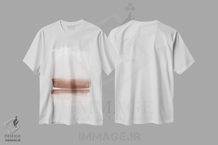 تیشرت سفید طرح دار منظره آبرنگی شماره ۱۸ بخش ۱ از ۲ اثر نووو پرینتس | immage.ir
