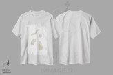 تیشرت سفید طرح دار ترکیب انتزاعی آبرنگ ۲، آبستره اثر نووو پرینتس | immage.ir