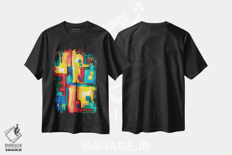 تیشرت مشکی طرح دار موزه اثر نوویک | فروشگاه ایماژ
