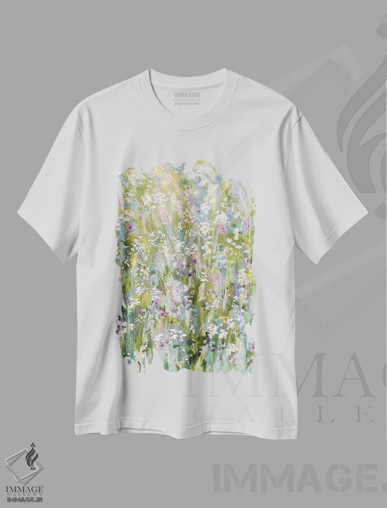 تیشرت سفید طرح دار تابستان ۳، دکور معاصر اثر نیکی ویلر | immage.ir
