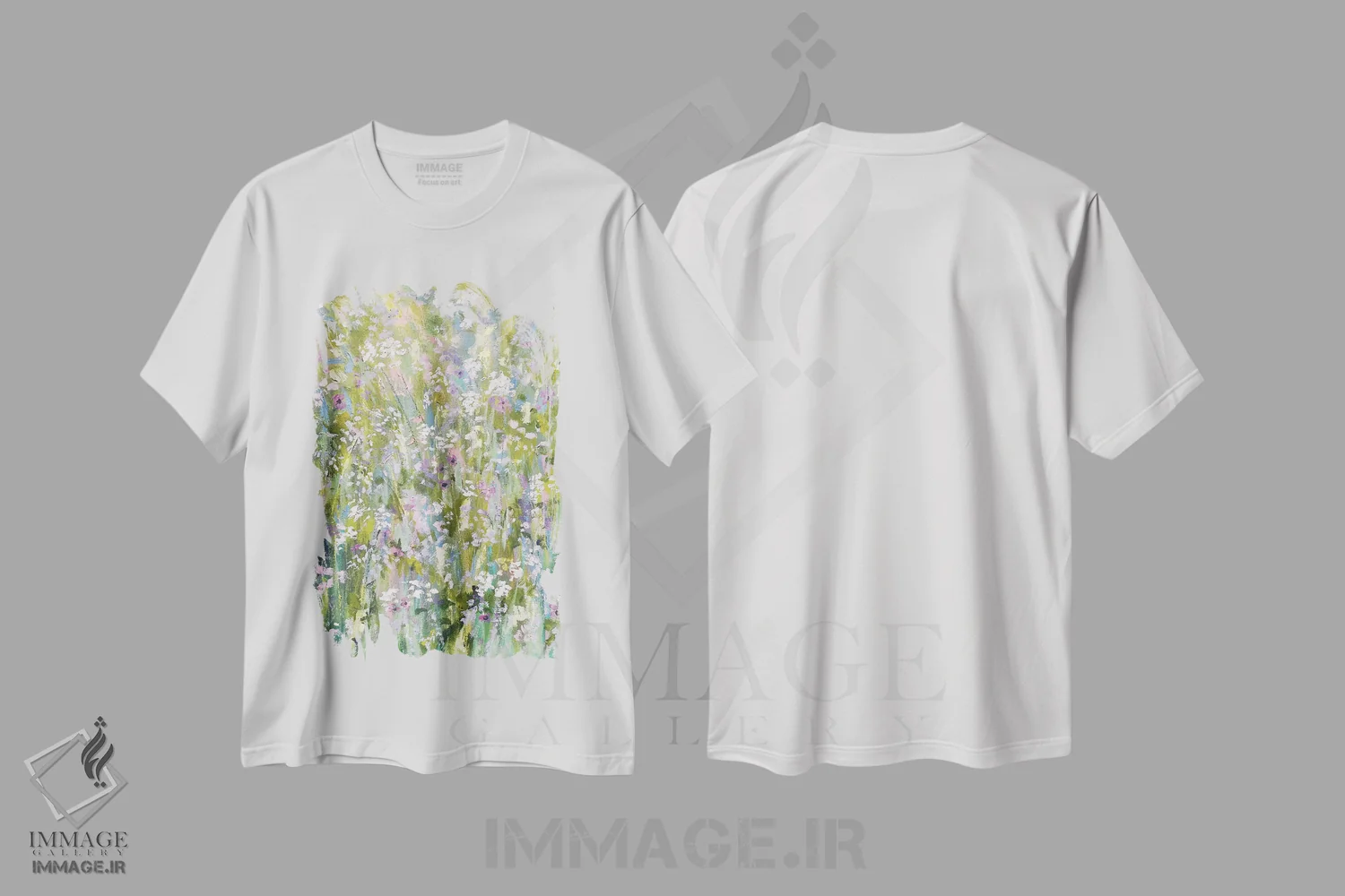 تیشرت سفید طرح دار تابستان ۳، دکور معاصر اثر نیکی ویلر | immage.ir