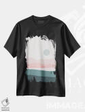 تیشرت مشکی طرح دار منظره انتزاعی III، آبستره اثر استودیوی هنر قدیم | فروشگاه ایماژ