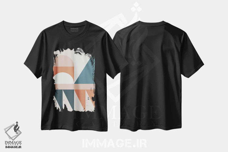 تیشرت مشکی طرح دار آمفی تئاتر طبیعی III اثر استودیوی هنر قدیم | فروشگاه ایماژ
