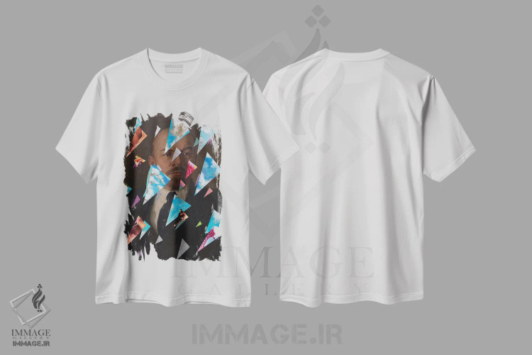 تیشرت سفید طرح دار ترک ها، هنر فاخر معاصر اثر الکساندر بالبیشف | فروشگاه ایماژ