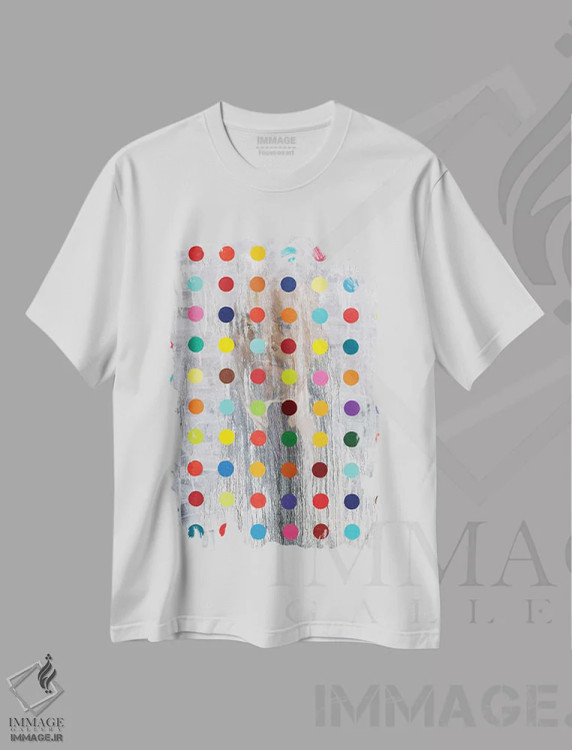 تیشرت سفید طرح دار شبح سفید لنین، هنر فاخر معاصر اثر الکساندر بالبیشف | فروشگاه ایماژ