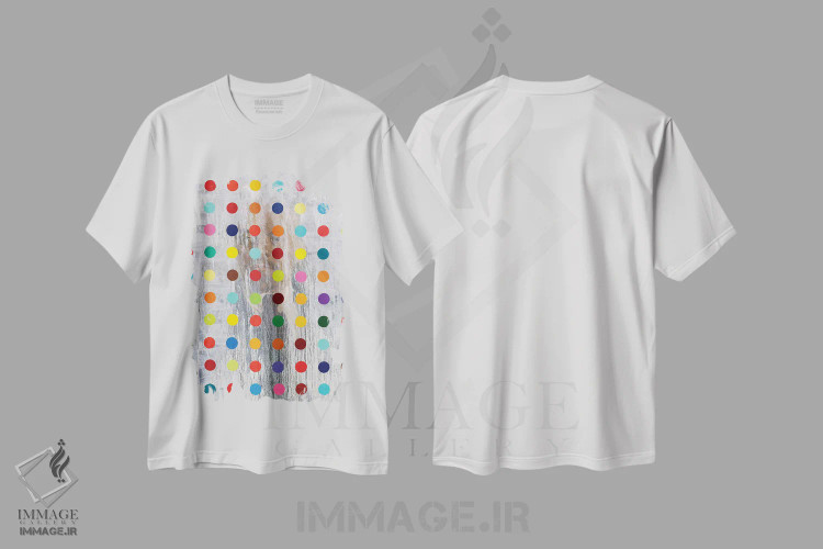 تیشرت سفید طرح دار شبح سفید لنین، هنر فاخر معاصر اثر الکساندر بالبیشف | فروشگاه ایماژ