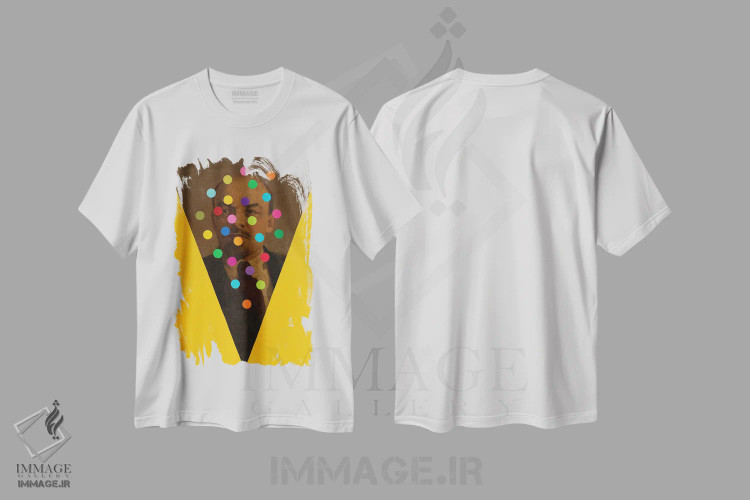 تیشرت سفید طرح دار گوشه لنین، مدیوم اثر الکساندر بالبیشف | فروشگاه ایماژ