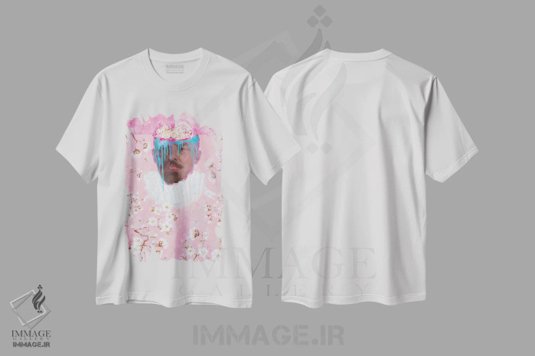 تیشرت سفید طرح دار هاراکیری، هنر فاخر معاصر اثر الکساندر بالبیشف | immage.ir