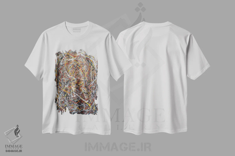 تیشرت سفید طرح دار لنین شماره ۵ اثر الکساندر بالبیشف | immage.ir