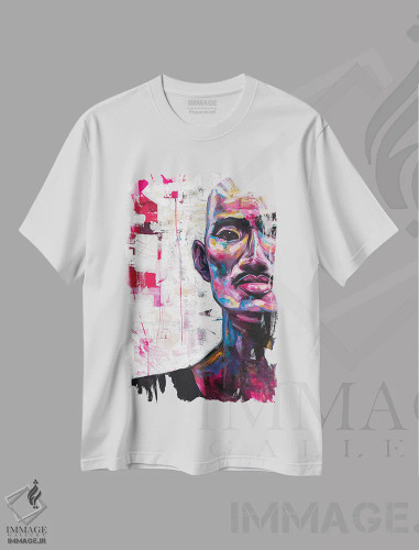 تیشرت سفید طرح دار زمان نشان خواهد داد، دکور معاصر اثر جیسون اوبرایان | فروشگاه ایماژ