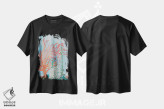 تیشرت مشکی طرح دار مرجان نقاشی شده I، تزئینی اثر اولیویا بروینگتون | فروشگاه ایماژ