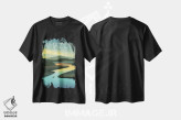 تیشرت مشکی طرح دار آمازون، هنر دیجیتال اثر عمر اسکالانته | immage.ir