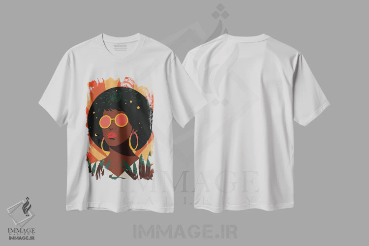تیشرت سفید طرح دار زن بوهو II، دکور بوهمی اثر عمر اسکالانته | immage.ir