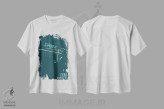تیشرت سفید طرح دار مینیاپولیس، تزئینی اثر ۰۸ لفت | immage.ir
