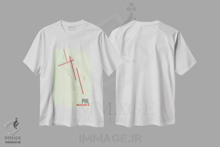 تیشرت سفید طرح دار فیلادلفیا، تزئینی اثر ۰۸ لفت | immage.ir