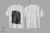 تیشرت سفید طرح دار پیتزبورگ، تزئینی اثر ۰۸ لفت | immage.ir