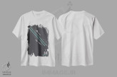 تیشرت سفید طرح دار سن خوزه، تزئینی اثر ۰۸ لفت | immage.ir