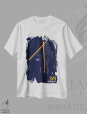 تیشرت سفید طرح دار سیراکیوز هنکاک، تزئینی اثر ۰۸ لفت | immage.ir