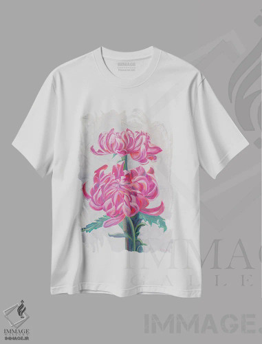 تیشرت سفید طرح دار کوکب ها، دکور معاصر اثر الگا وُلنا | فروشگاه ایماژ