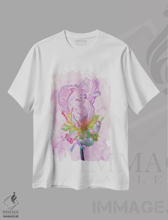 تیشرت سفید طرح دار اشتیاق، دکور معاصر اثر الگا وُلنا | immage.ir