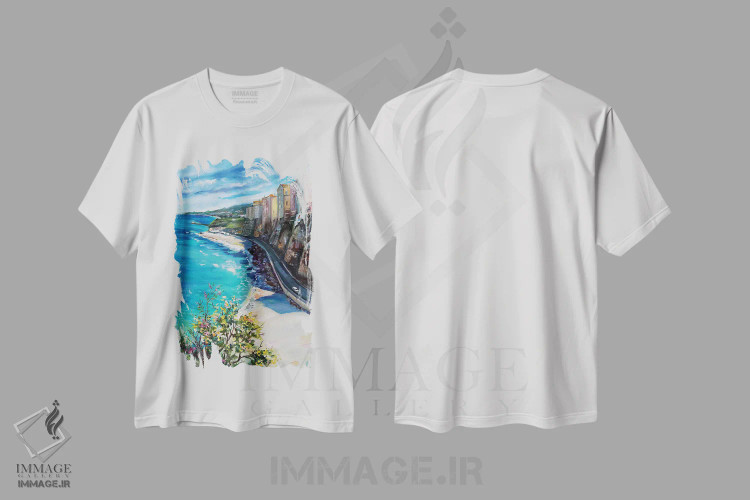 تیشرت سفید طرح دار تروپئا، دکور معاصر اثر اولنا هونتار | immage.ir