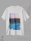 تیشرت سفید طرح دار غروب بر فراز کوه اثر اولیویا جوی سنت کلر | immage.ir