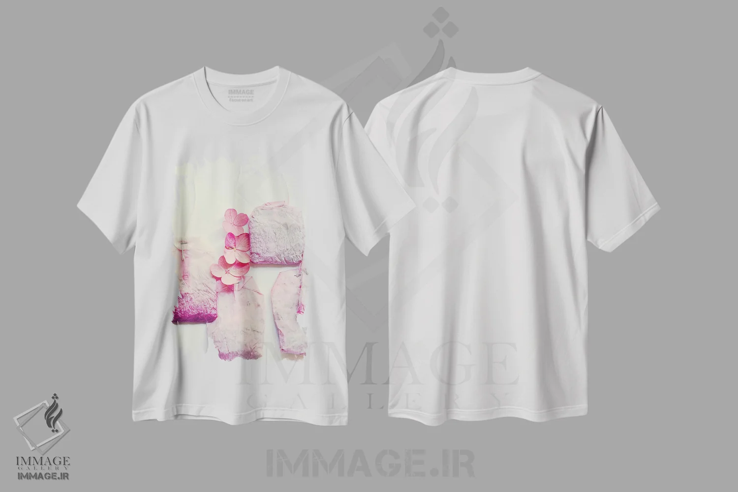 تیشرت سفید طرح دار هنر چای IV، تزئینی اثر اولیویا جوی سنت کلر | فروشگاه ایماژ