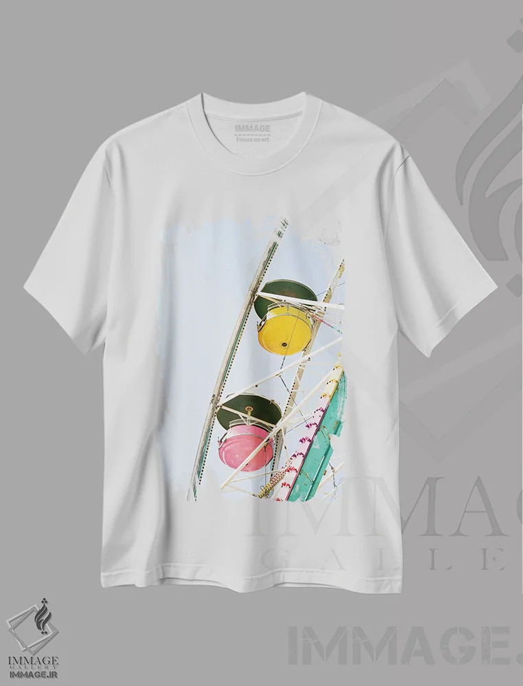 تیشرت سفید طرح دار تابستان بی دغدغه، دکور معاصر اثر اولیویا جوی سنت کلر | immage.ir