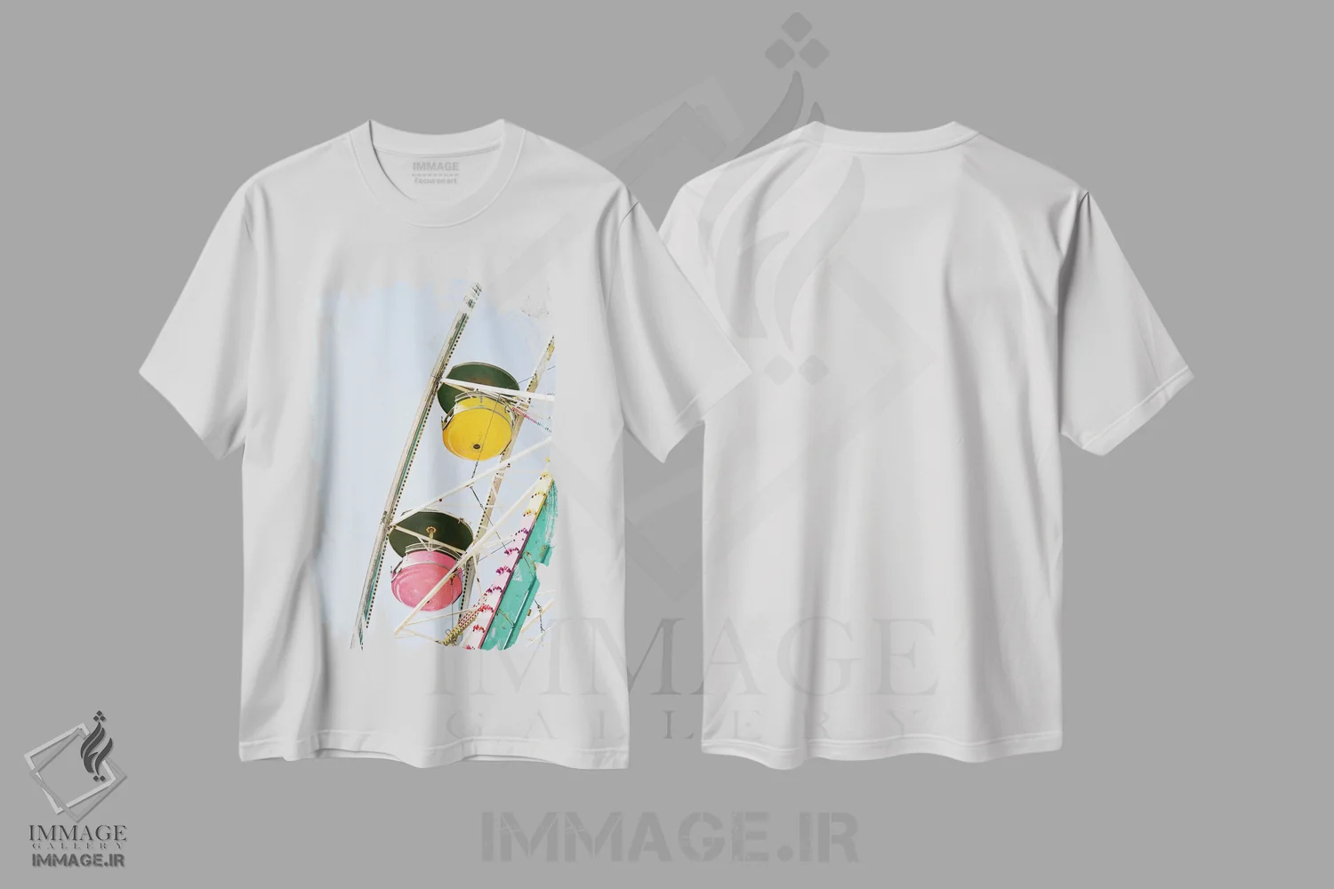 تیشرت سفید طرح دار تابستان بی دغدغه، دکور معاصر اثر اولیویا جوی سنت کلر | immage.ir