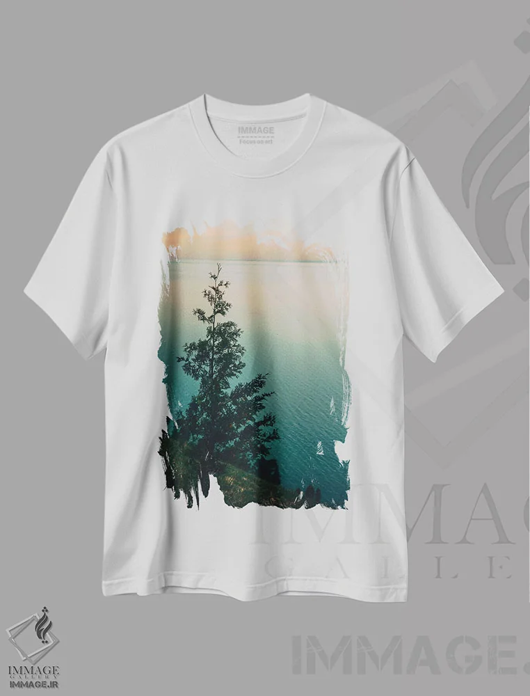 تیشرت سفید طرح دار تنها، مدیوم اثر اولیویا جوی سنت کلر | فروشگاه ایماژ