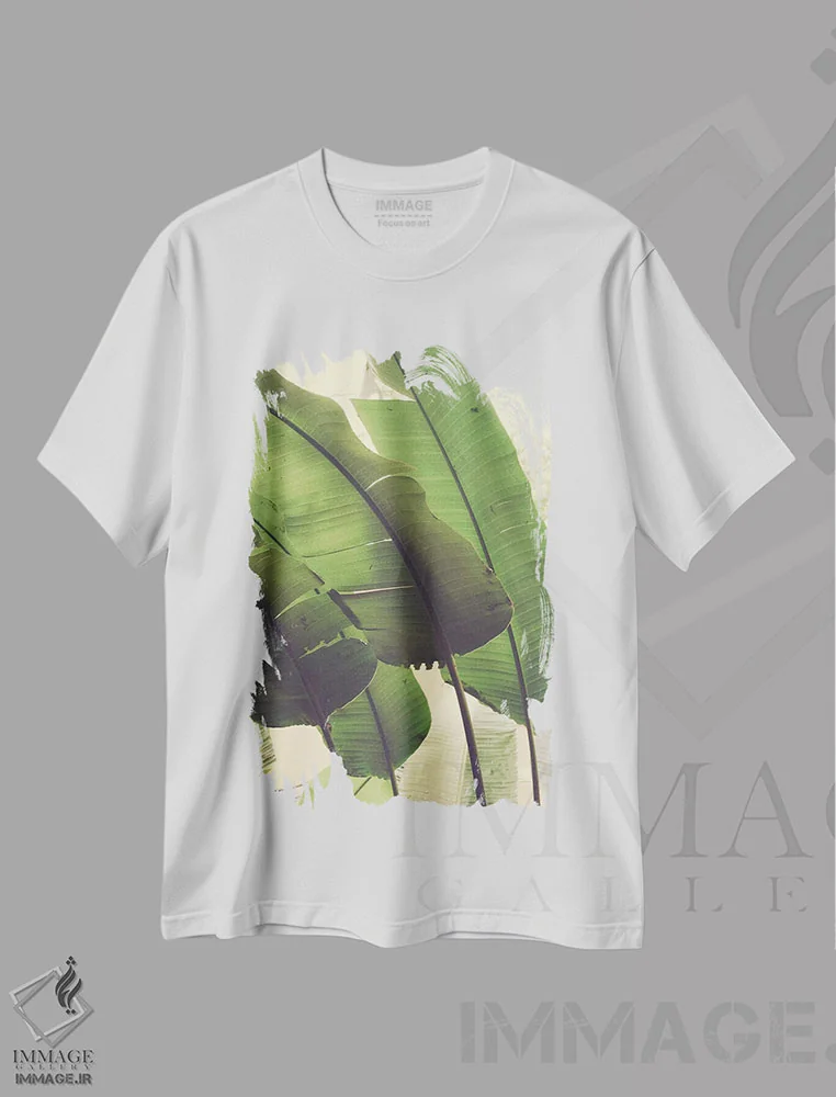 تیشرت سفید طرح دار هماهنگ، تزئینی اثر اولیویا جوی سنت کلر | فروشگاه ایماژ