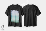 تیشرت مشکی طرح دار آرامش، تزئینی اثر اولیویا جوی سنت کلر | فروشگاه ایماژ