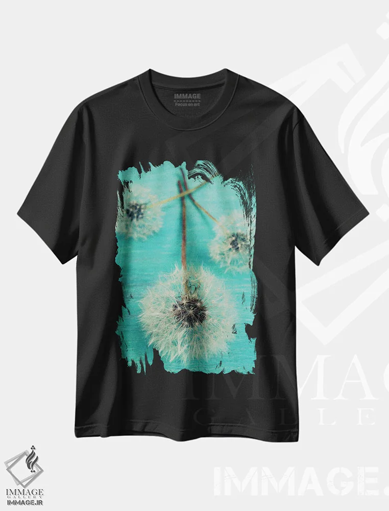 تیشرت مشکی طرح دار آرزو کن، عکاسی ماکرو اثر اولیویا جوی سنت کلر | immage.ir