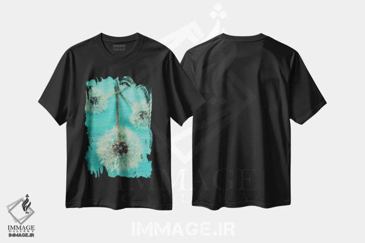 تیشرت مشکی طرح دار آرزو کن، عکاسی ماکرو اثر اولیویا جوی سنت کلر | immage.ir
